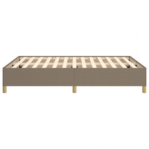 Sengeramme uden madras 140 x 190 cm stof - gråbrun