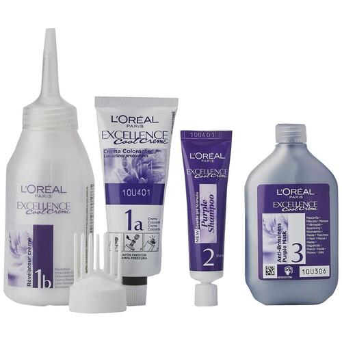 Permanent hårfarve - creme L'Oreal Make Up Excellence 8,11 Lys Askeblond 192 ml