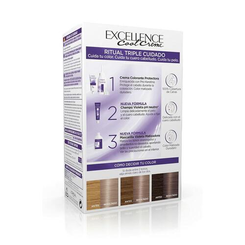 Permanent hårfarve - creme L'Oreal Make Up Excellence 8,11 Lys Askeblond 192 ml