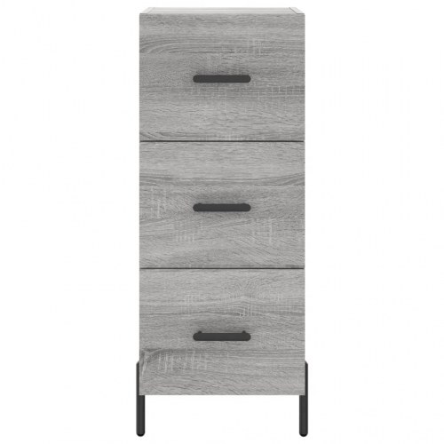 Højskab 34,5×34×180 cm i konstrueret træ - grå sonoma-eg
