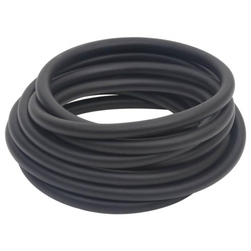 Hybrid luftslange 10 m - gummi og PVC, 0,6" (15 mm) - sort