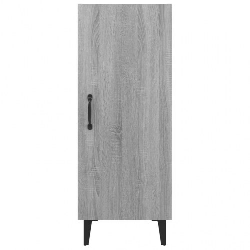 Skænk 34,5 x 34 x 90 cm i konstrueret træ - grå sonoma-eg