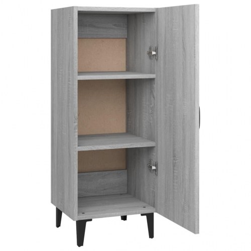 Skænk 34,5 x 34 x 90 cm i konstrueret træ - grå sonoma-eg