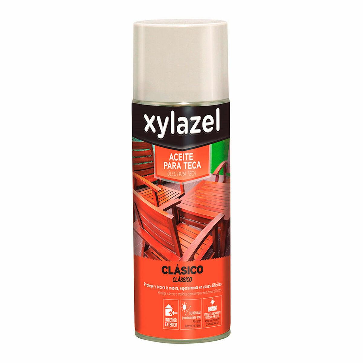 Teakolie Xylazel Classic Spray Honning 400