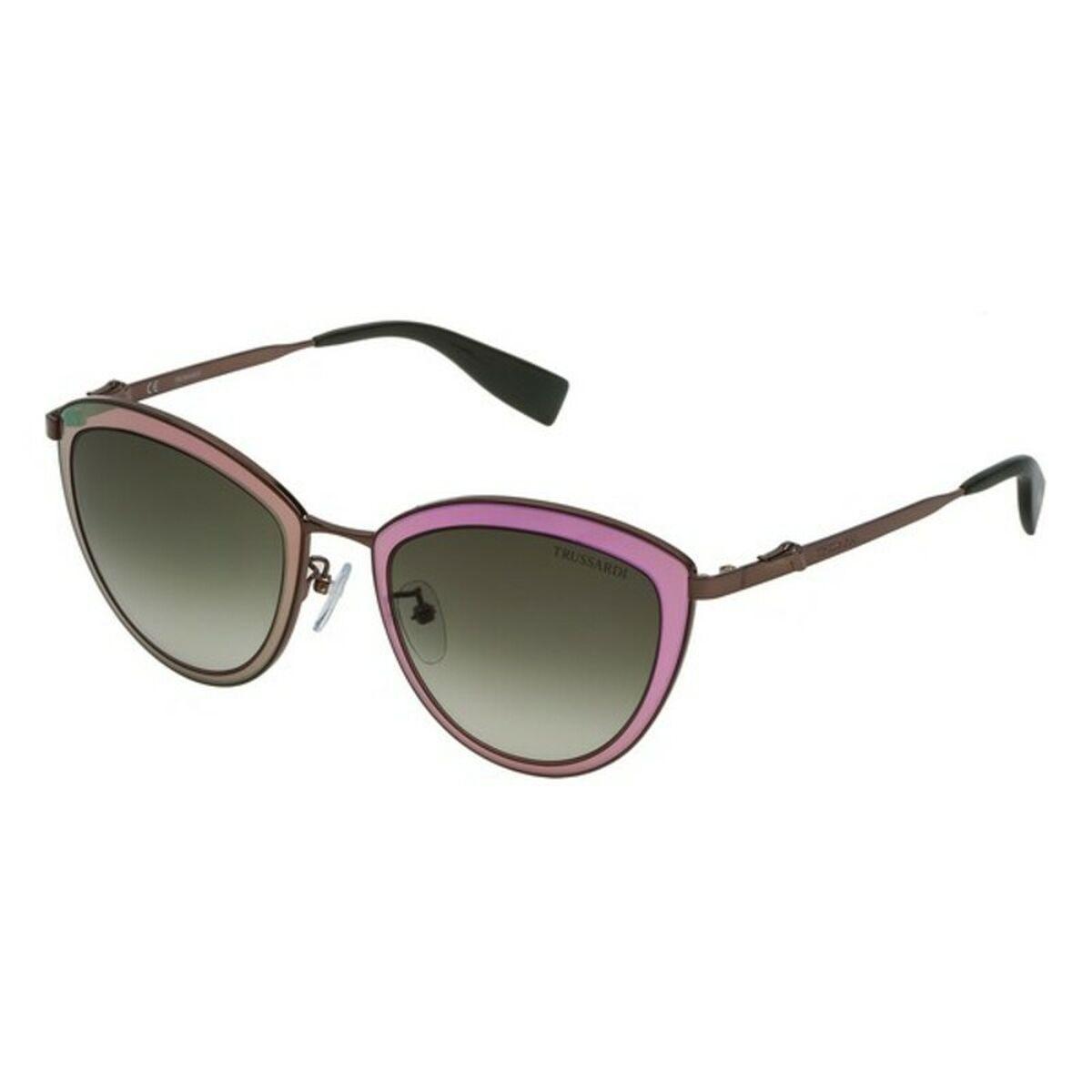 Solbriller dame Trussardi STR181528G7X brun 52 mm