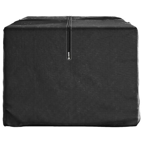 Opbevaringspose til juletræ 135x40x55 cm polyethylen sort