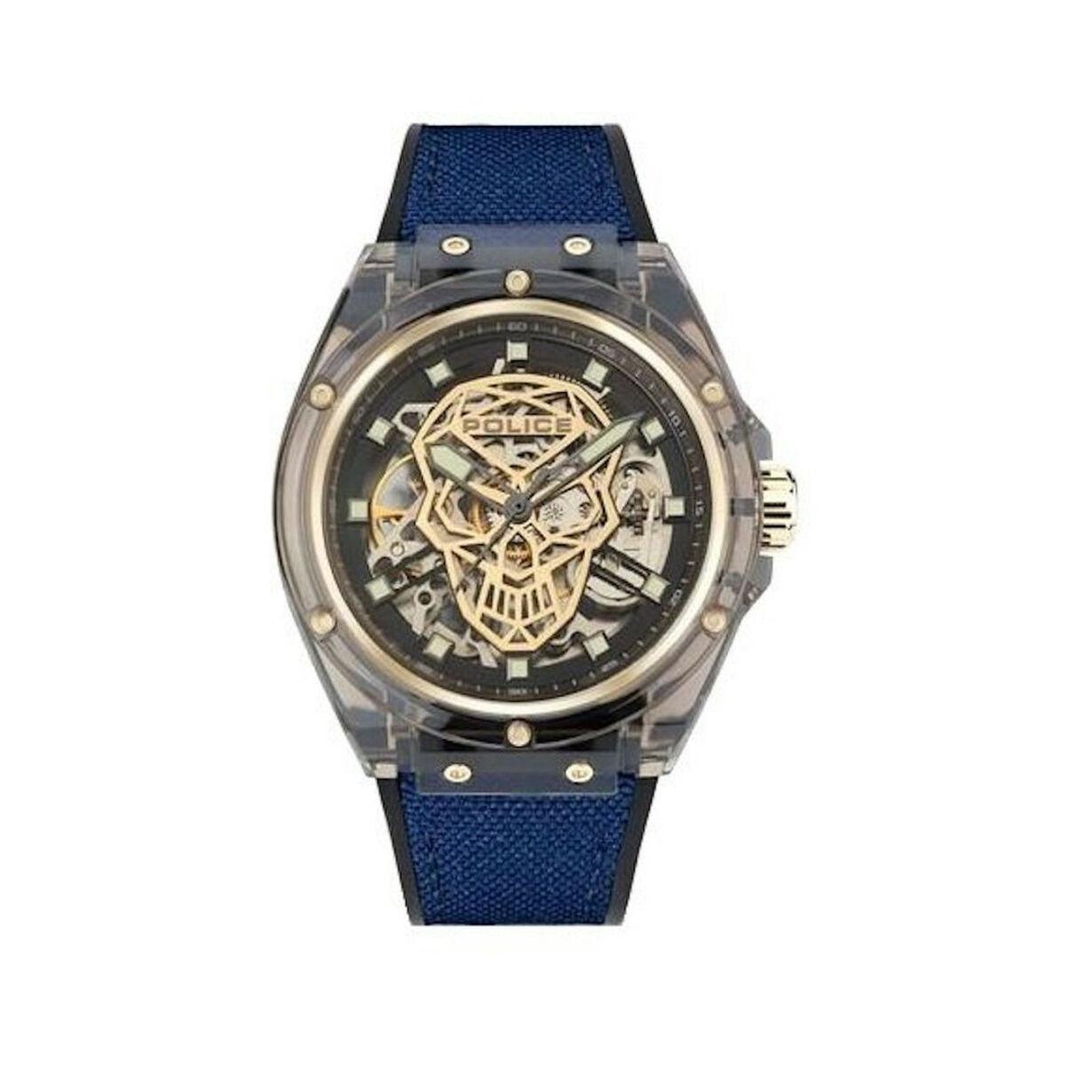 Police herreur PEWGR1592403 - Ø 44 mm, blå rem
