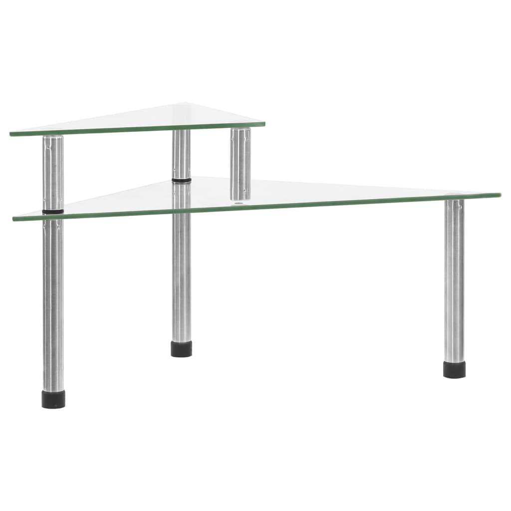 vidaXL køkkenreol 49,5x35x19 cm hærdet glas transparent