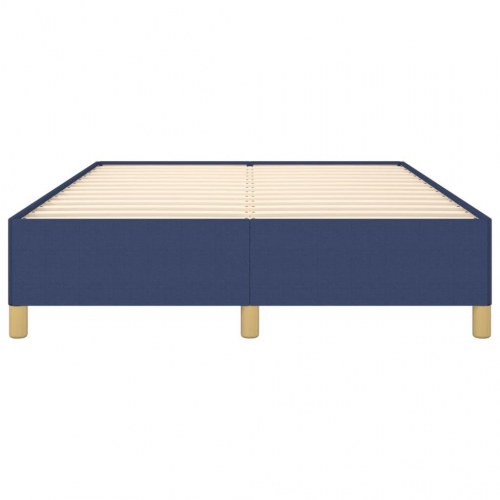 Sengeramme uden madras 140 x 190 cm - blå stof