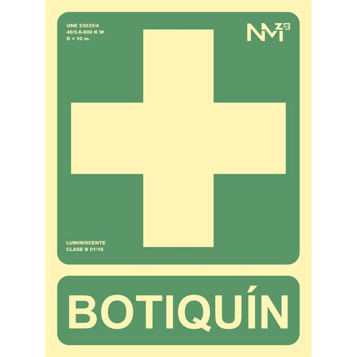 Archivo 2000 Klæbende Skilt Førstehjælp Pvc 224 × 30 Cm Grøn