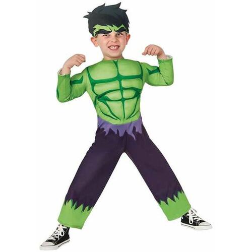 Kostume til børn 7-9 år Hulk (2 Dele)