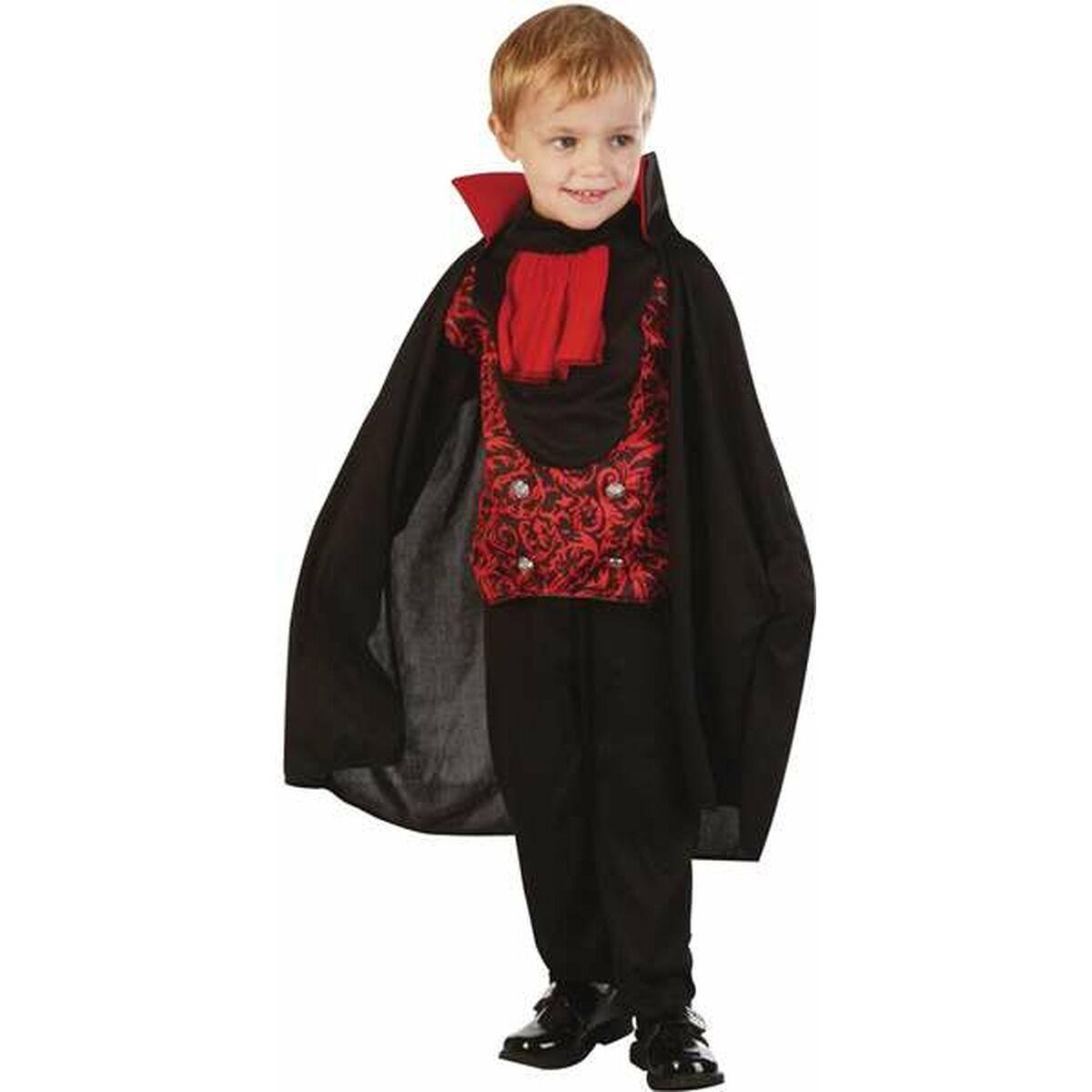 Vampyr kostume til børn 3-6 år - sort, 3 dele