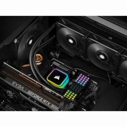 Corsair H115i - sæt med flydende CPU-køling, sort