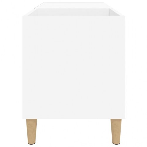 Vinylskab 84,5x38x48 cm konstrueret træ hvid