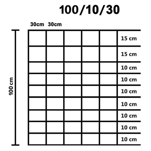 Havehegn 50x1 m galvaniseret stål sølvfarvet