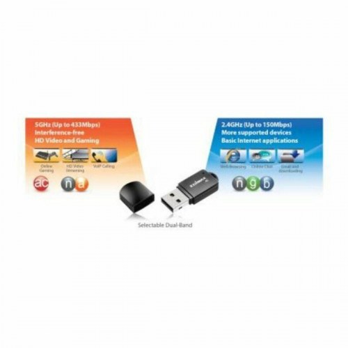 Wi-Fi USB-adapter Edimax EW-7811UTC AC600 (USB 2.0)