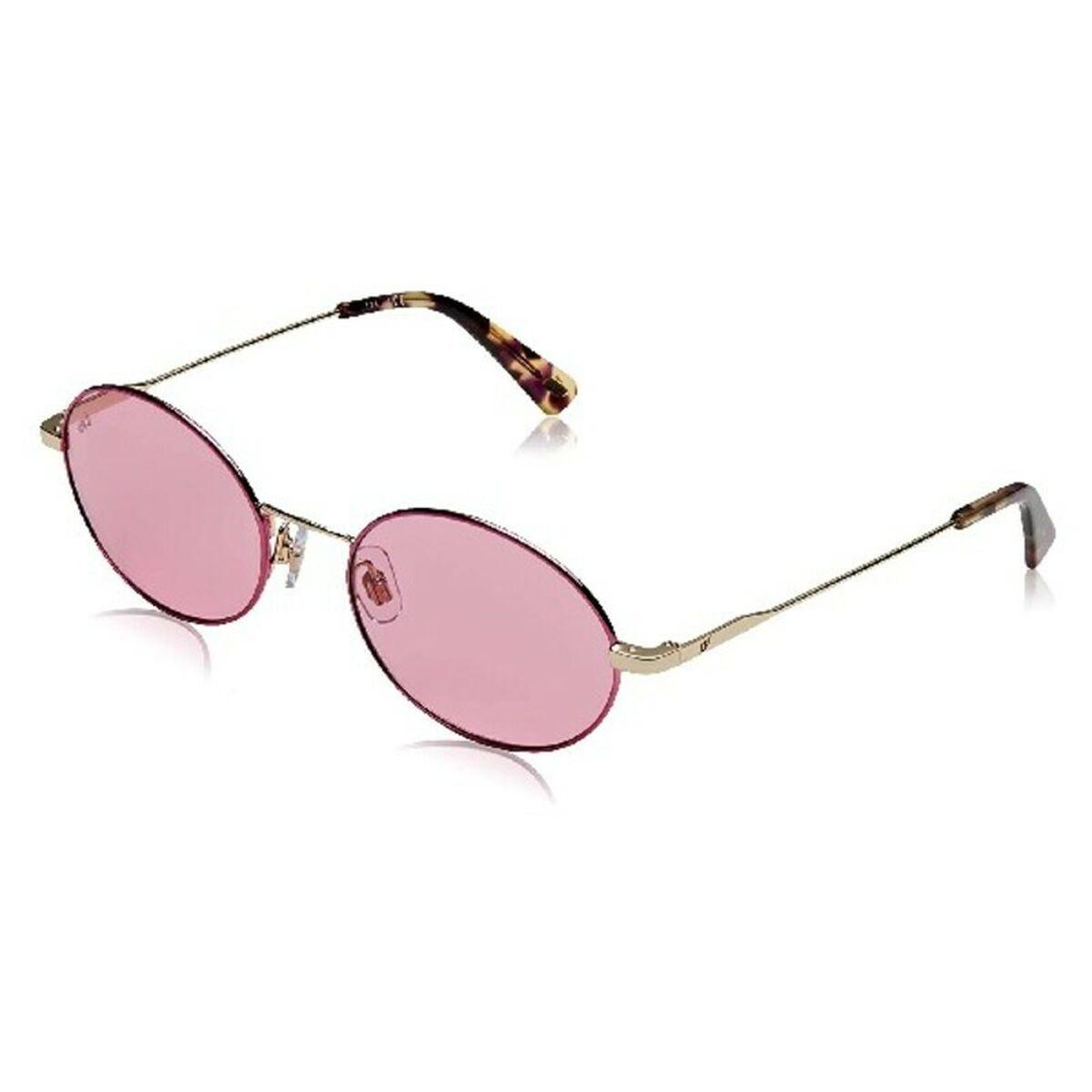 Web Eyewear We0255 Solbriller Til Kvinder Ø 51 Mm Pink Linser