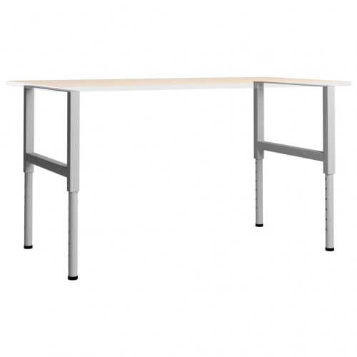 Arbejdsbænkstel 2 stk. 85 x 69-95,5 cm - grå