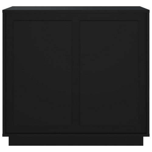 Skænk 80x34x75 cm konstrueret træ sort