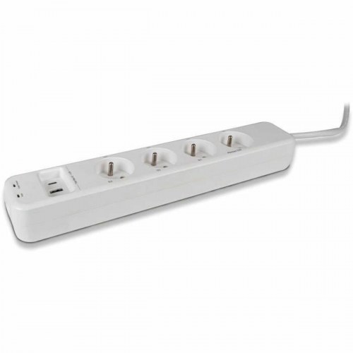 SCS SENTINEL SmartPlug 4-stiks smart stikdåse - 230/240 V, 16 A, hvid