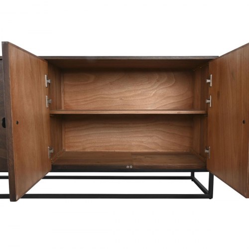 Skænk - mørkebrun træ, 177 × 38 × 75 cm