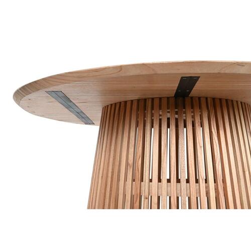 Spisebord Home ESPRIT Natur Cedertræ 150 x 150 x 75 cm