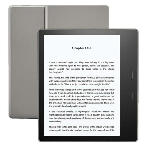 E-bog Kindle Oasis Grå Grafit Ingen 8 GB 7"