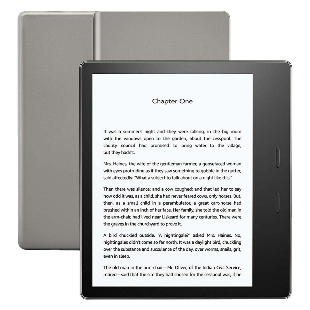 E-bog Kindle Oasis Grå Grafit Ingen 8 GB 7"
