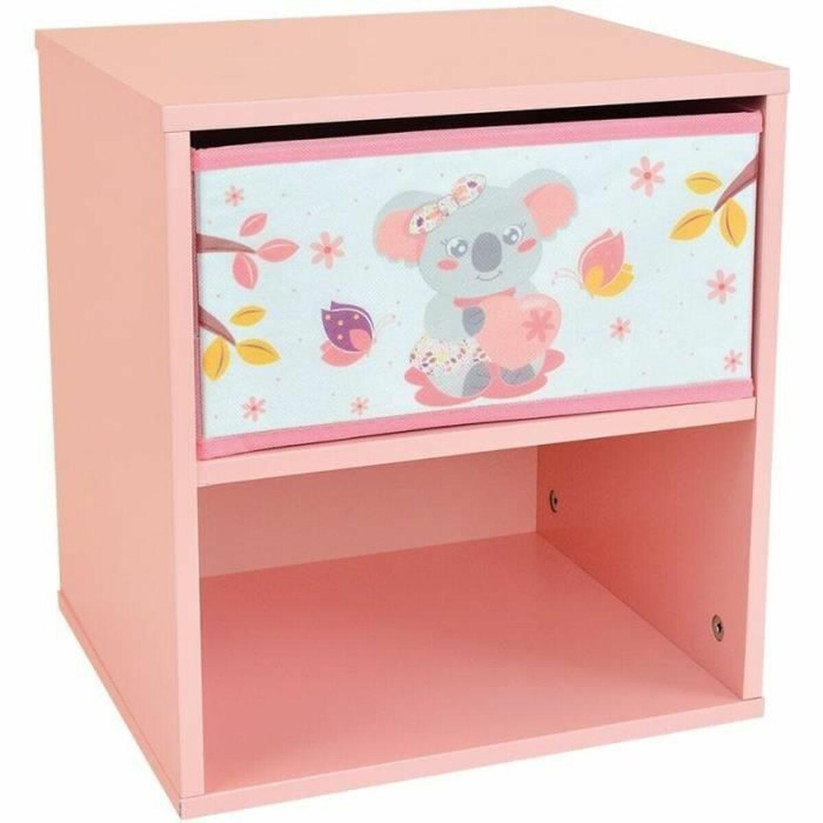 Sengebord Fun House CALLY MIMI KOALA - pink 36 × 33 × 30 cm