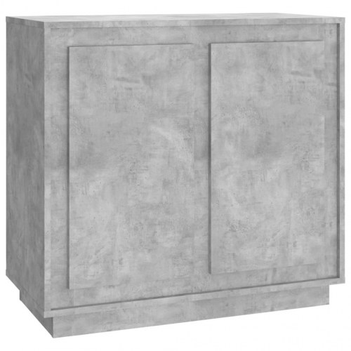 Skænk 80 x 34 x 75 cm i konstrueret træ - betongrå