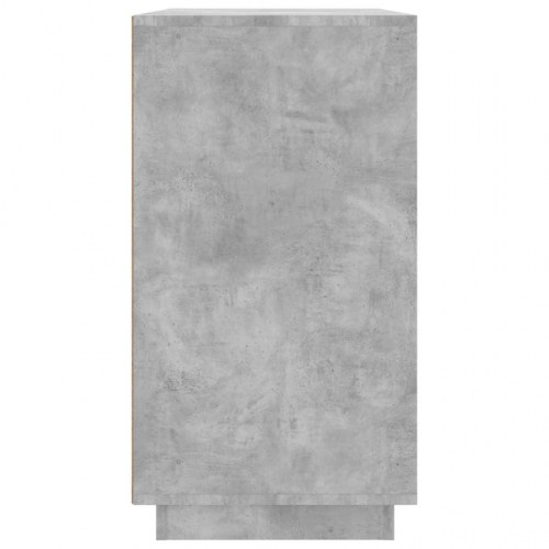 Skænk 80 x 34 x 75 cm i konstrueret træ - betongrå