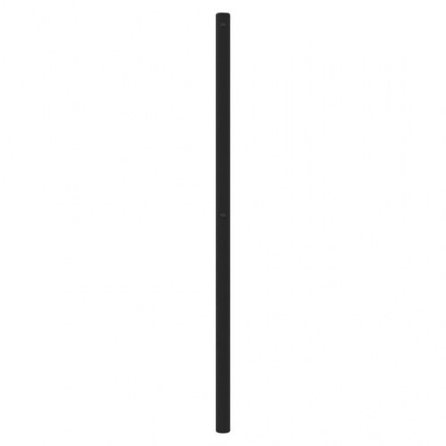 Sengegavl i metal 140 cm - sort, udskiftningsgavl