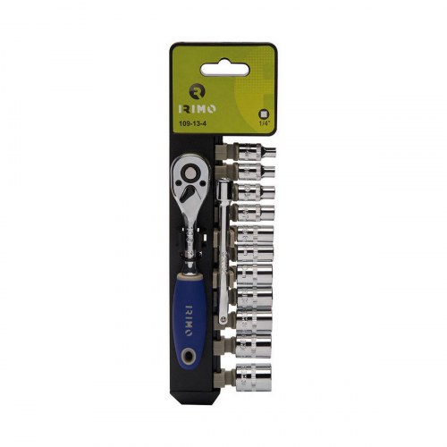 Topnøglesæt 1/4" Irimo - 13 dele