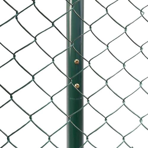 Fletvævshegn med stolper 1,97 x 25 m grøn