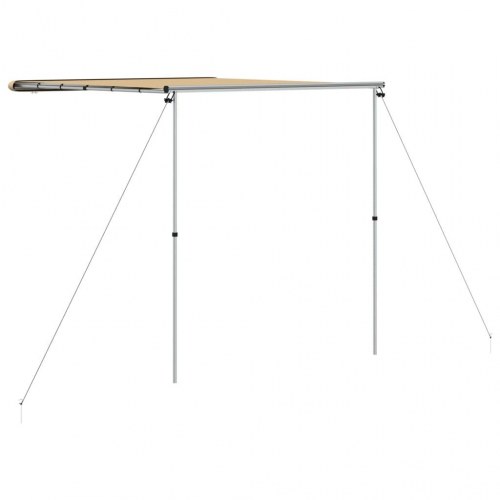 Markise til campingvogne 2x2,5x2,15 m beige