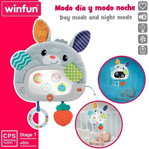 Baby legetøj Winfun Kanin 25 x 35 x 2,5 cm (4 enheder)
