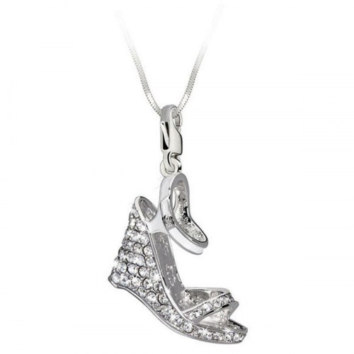 Glamour charm til kvinder GS2-00 - hvid, sterling sølv 925 (4 cm)