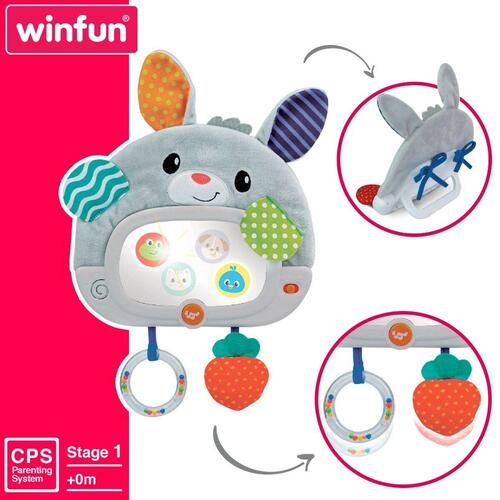 Baby legetøj Winfun Kanin 25 x 35 x 2,5 cm (4 enheder)