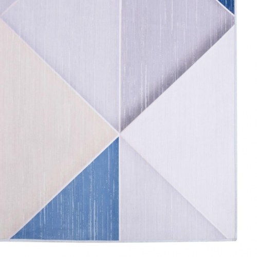 Gulvtæppe med tryk 140x200 cm stof flerfarvet