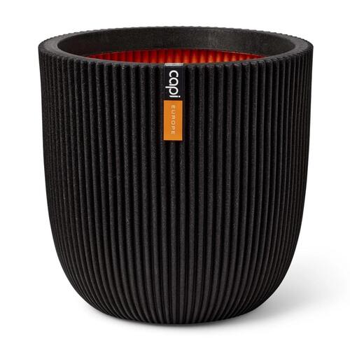 Capi krukke Groove 35x34 cm sort