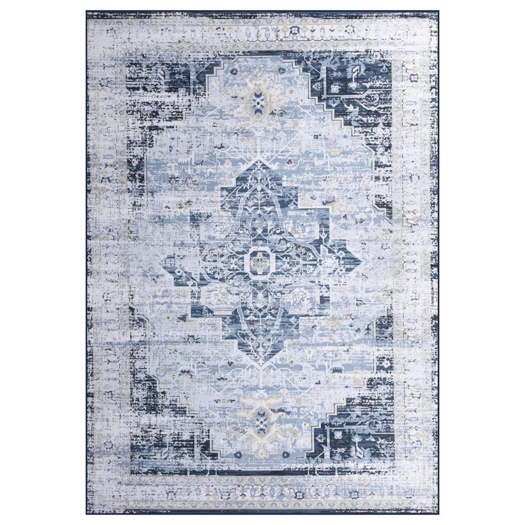 Gulvtæppe med tryk 160x230 cm stof flerfarvet