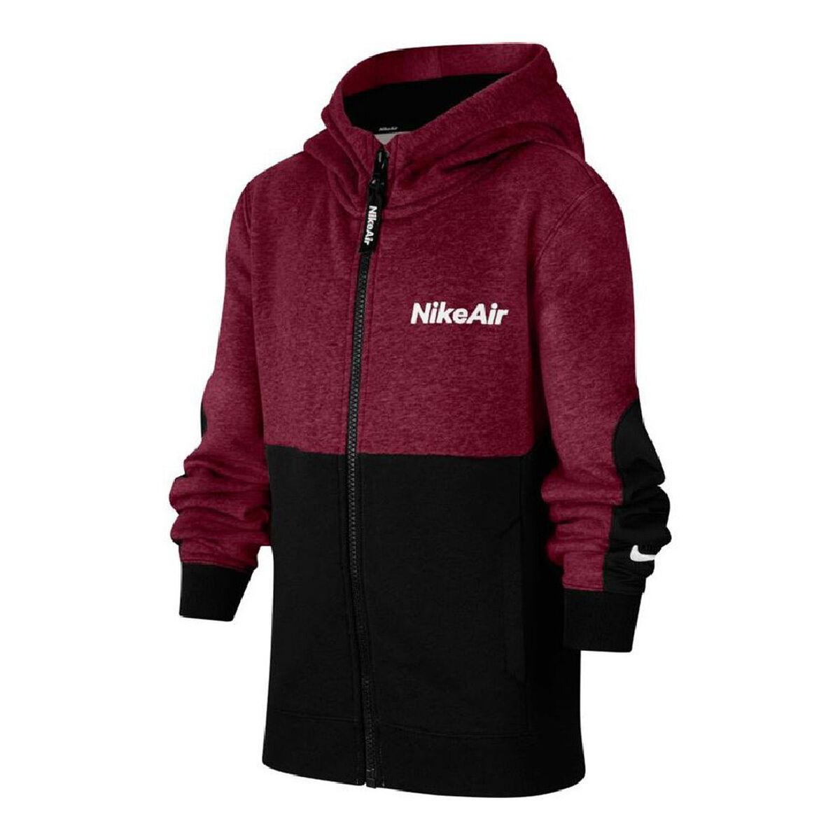 Nike Air sportsjakke til drenge - rødbrun, 7-8 år