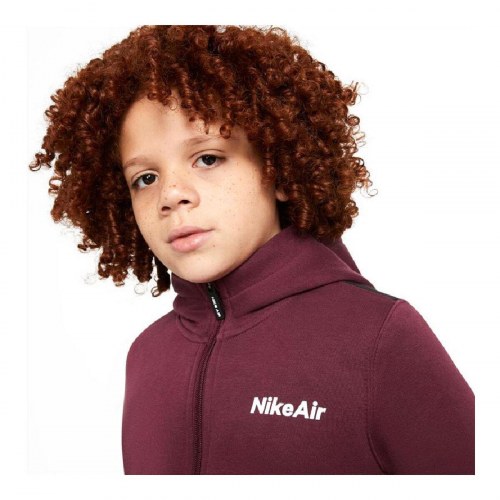 Nike Air sportsjakke til drenge - rødbrun, 7-8 år