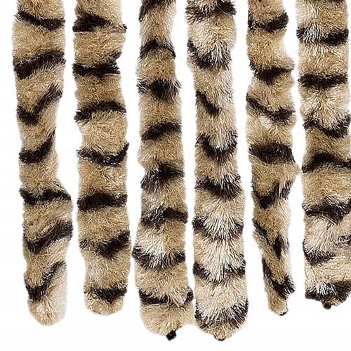 Insektgardin 90x220 cm chenille beige og brun