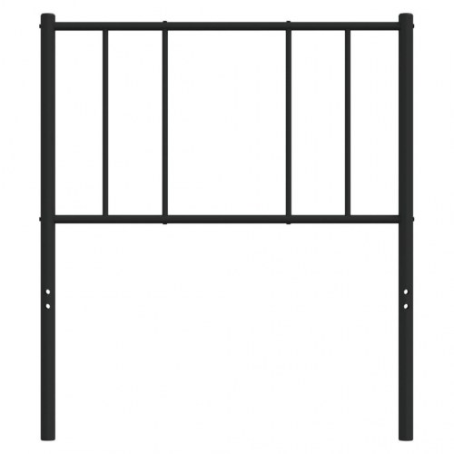 Sengegavl i metal 107 cm - sort