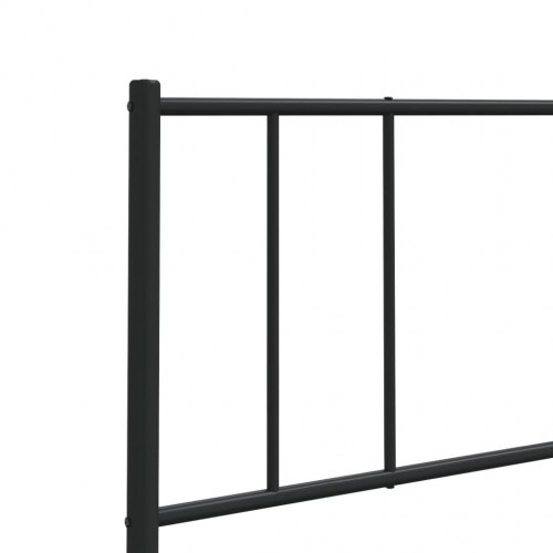 Sengegavl i metal 107 cm - sort