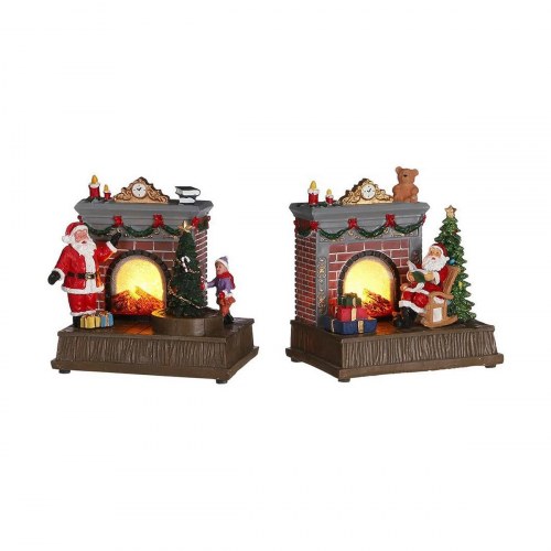 Juledekoration med lys - 15,5 × 10,5 × 5 cm (assorterede)