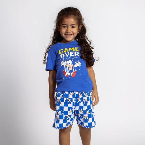 Nattøj Børns Sonic Blå 5 år