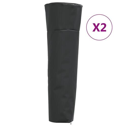 Overtræk til terrassevarmer 2 stk. 86x47x241 cm 420D oxfordstof