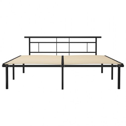 Sengestel 180x200 cm metal sort